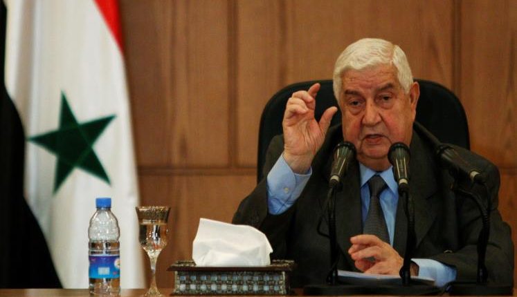 وزير الخارجية السوري وليد المعلم