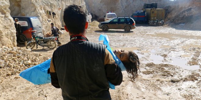مجزرة خان شيخون بريف إدلب