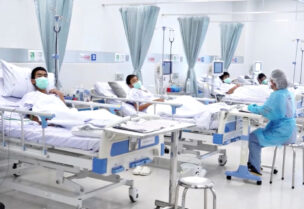 احدى المستشفيات المعنية بمعالة مرضى فيروس كورونا