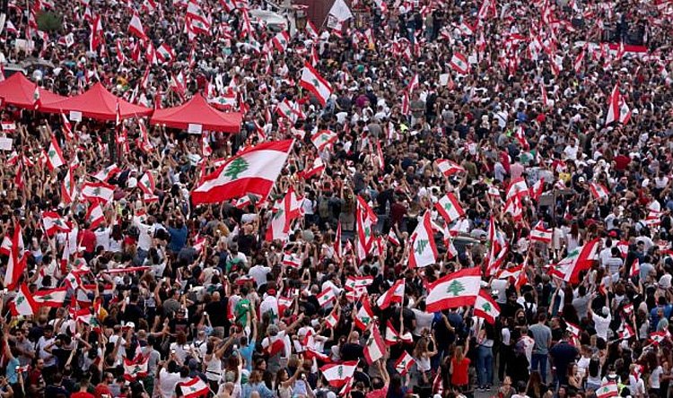 صورة من ثورة لبنان