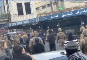 الجيش اللبناني يعتدي على الثوار السلميين في جل الديب