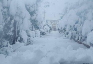 عاصفة ثلجية - تعبيرية