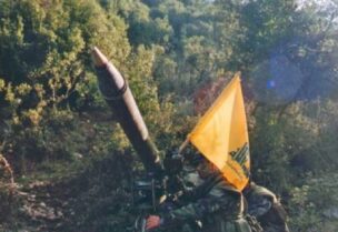 صورة أرشيفية لأحد عناصر ميليشيا حزب الله جنوب لبنان