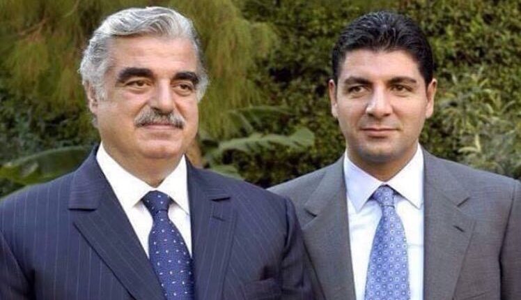 الشيخ بهاء الحريري إلى جانب الرئيس الشهيد رفيق الحريري