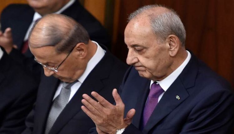 ميشال عون ونبيه بري