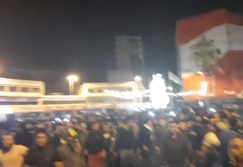 تظاهرة للثوار في مدينة طرابلس شمال لبنان