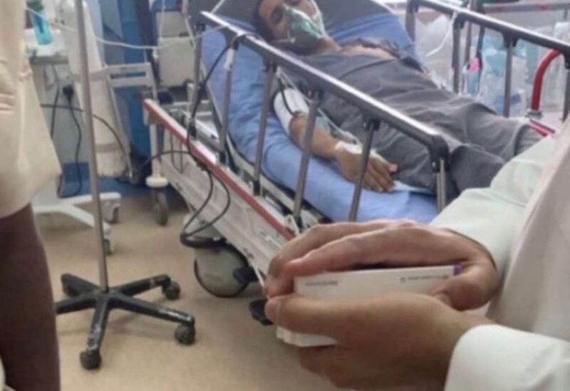 المواطن السعودي فهد الدوسري بعد إنقاذه