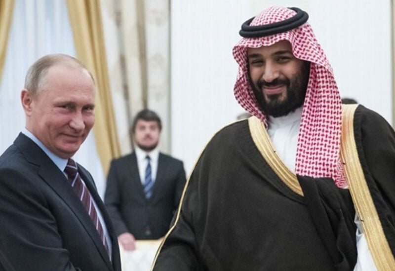 الرئيس الروسي فلاديمير بوتين وولي العهد السعودي الأمير محمد بن سلمان