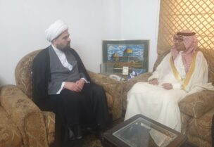 احمد قبلان استقبل بخاري مهنئا