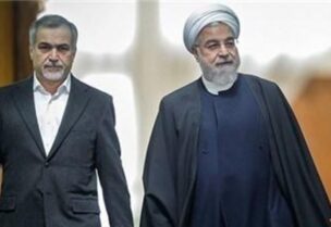 الرئيس الإيراني وأخيه حسين