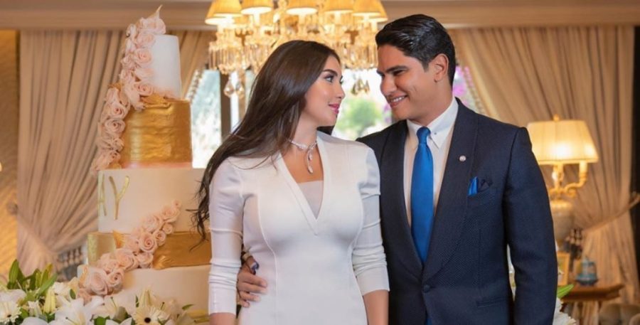 رجل الأعمال أحمد أبو هشيمة وياسمين صبري