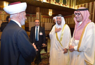 مفتي الجمهورية استقبل سفيري السعودية والامارات