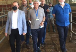 وزير الزراعة تفقد معمل اجبان والبان لبنان