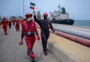 وصول شحنة الوقود الإيراني إلى فنزويلا