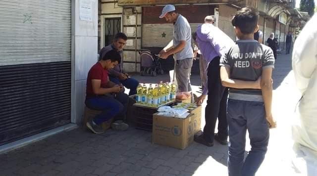 مساعدات أممية في سوريا