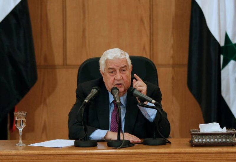 وزير خارجية سوريا وليد المعلم