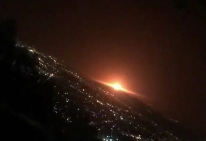 صورة من موقع الانفجار في طهران