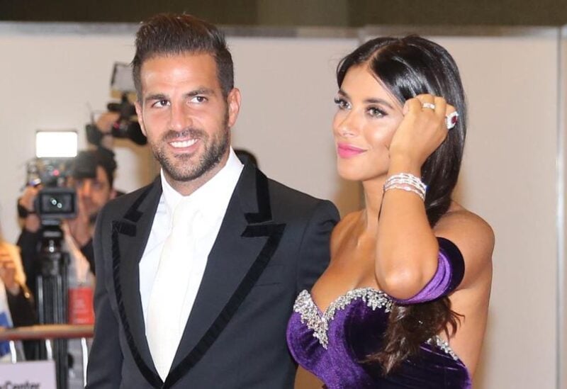 اللبنانية دانييلا سمعان وزوجها اللاعب الإسباني الشهير، سيسك فابريغاس