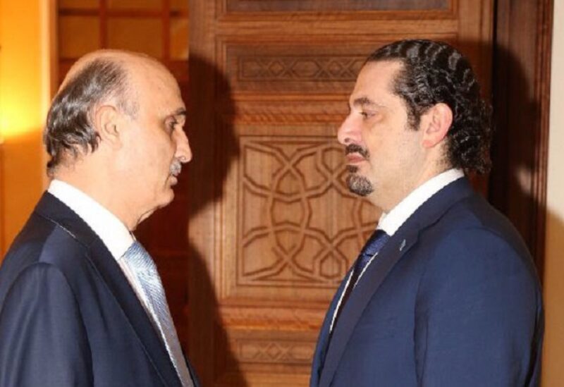 سعد الحريري وسمير جعجع