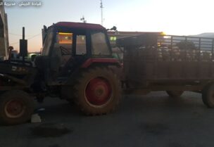 الجيش: ضبط جرّار زراعيّ وكمية من البطاطا المعدّة للتهريب