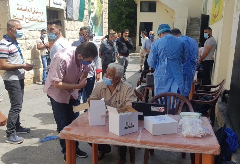 الصحة والاونروا اجرتا 100 فحص PCR في عين الحلوة