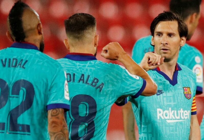 برشلونة يتفوق على ريال مايوركا برباعية