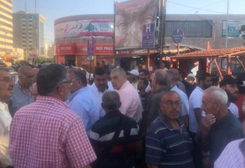 وقفة احتجاجية في ساحة النور في طرابلس