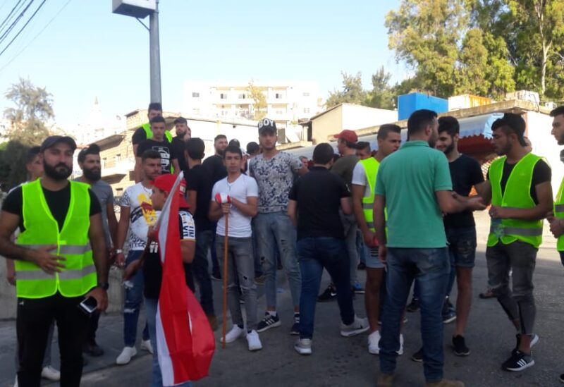 ناشطو حراك عكار اعتصموا في حلبا