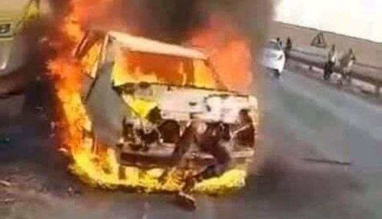 وفاة مهاجرين أفغان جراء احتراق سيارتهم في إيران
