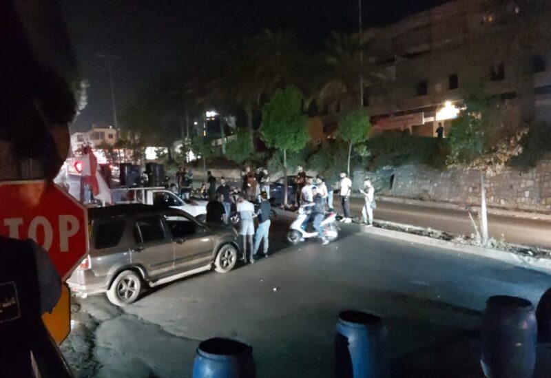 وقفة احتجاجية عند جسر حبوش