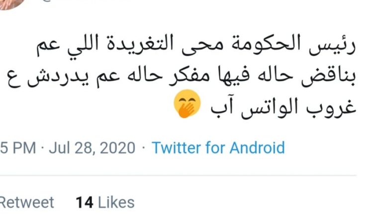 تغريدة