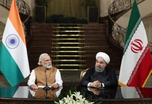 الرئيسان الإيراني والهندي