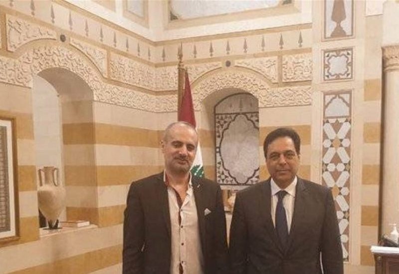 علي بركات في زيارة لحسان دياب