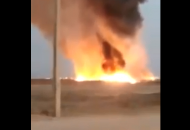 حريق هائل جديد في منطقة الأحواز
