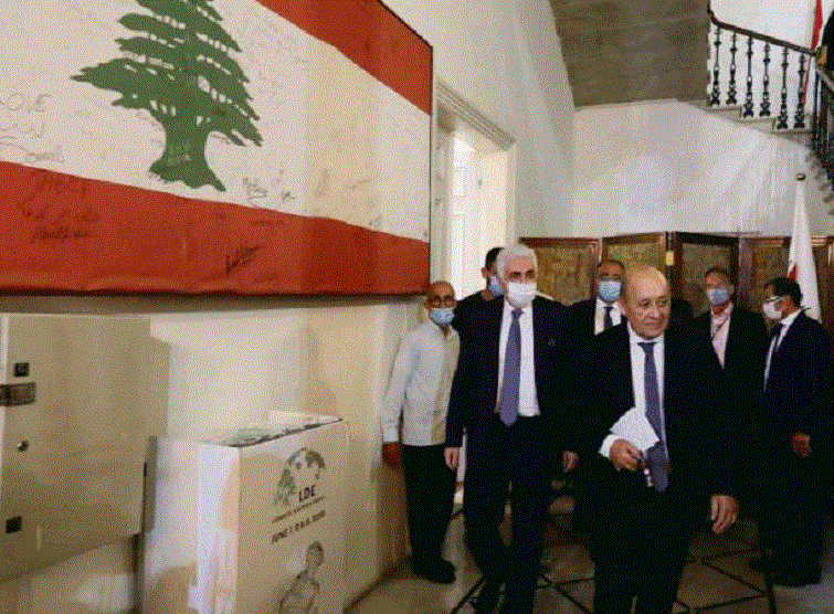 زيارة وزير خارجية فرنسا إلى لبنان