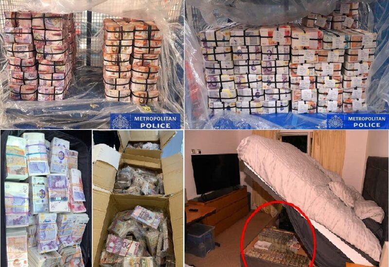 الشرطة البريطانية وجدت أموال وأسلحة خلال عملية أمنية
