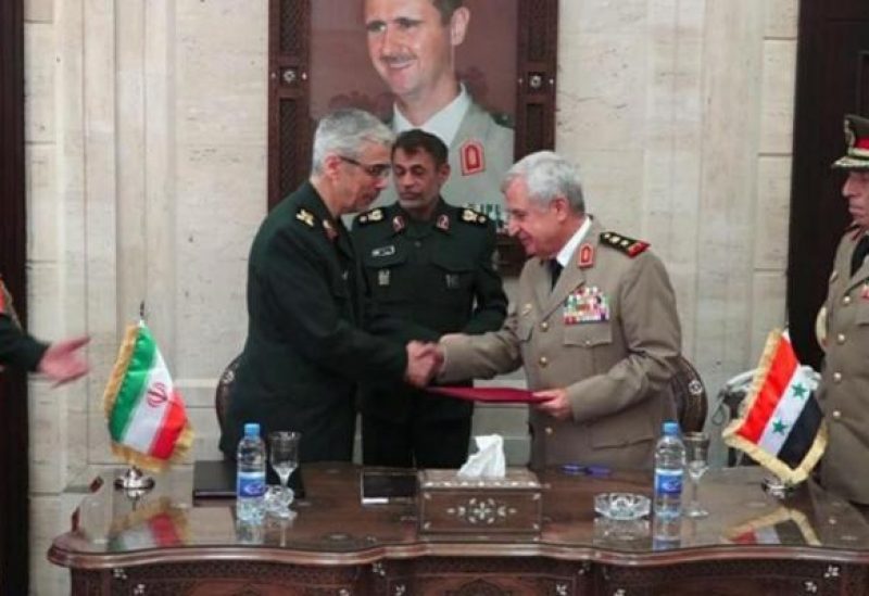أرشيفية لتوقيع الاتفاقية العسكرية بين إيران وسوريا