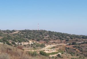 الجيش الاسرائيلي نصب خيمة عند السياج التقني