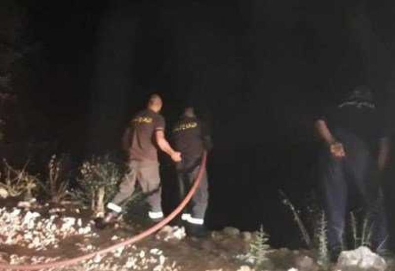 حريق في مكبّ للنفايات في عجلتون
