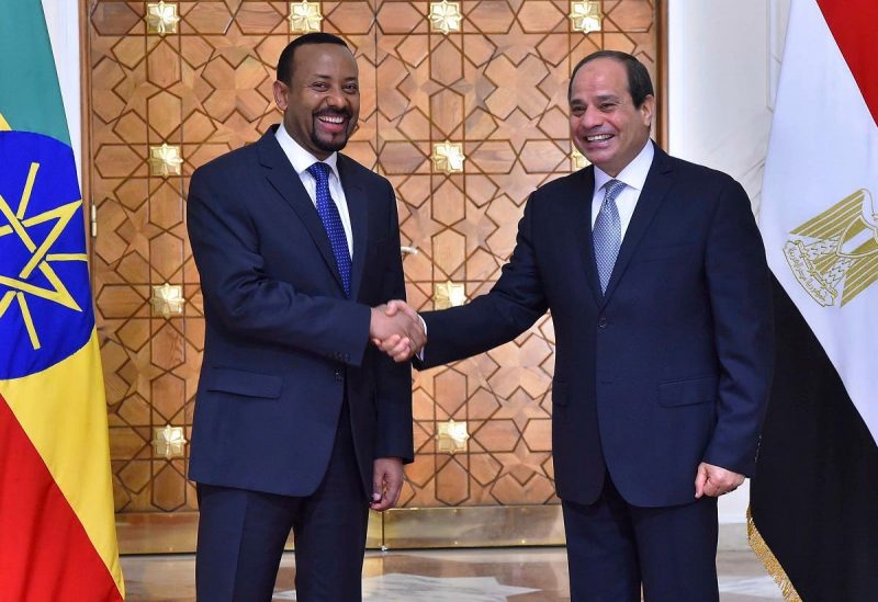 الرئيس المصري عبد الفتاح السيسي ورئيس الوزراء الأثيوبي آبي أحمد