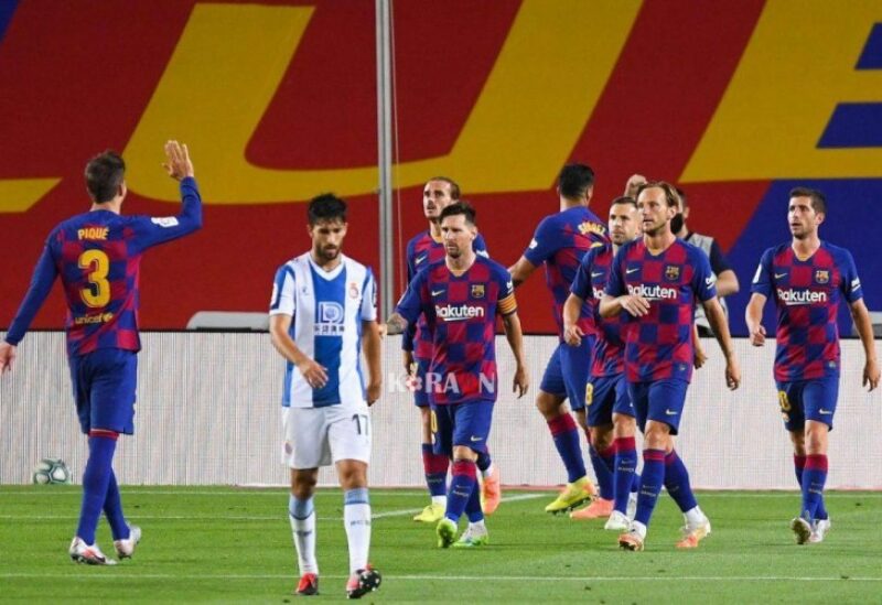 برشلونة يتفوق على اسبانيول بهدف سجله سواريز