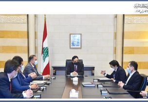 دياب عرض كيفية ضبط السوق السوداء مع وفد نقابة الصرافين