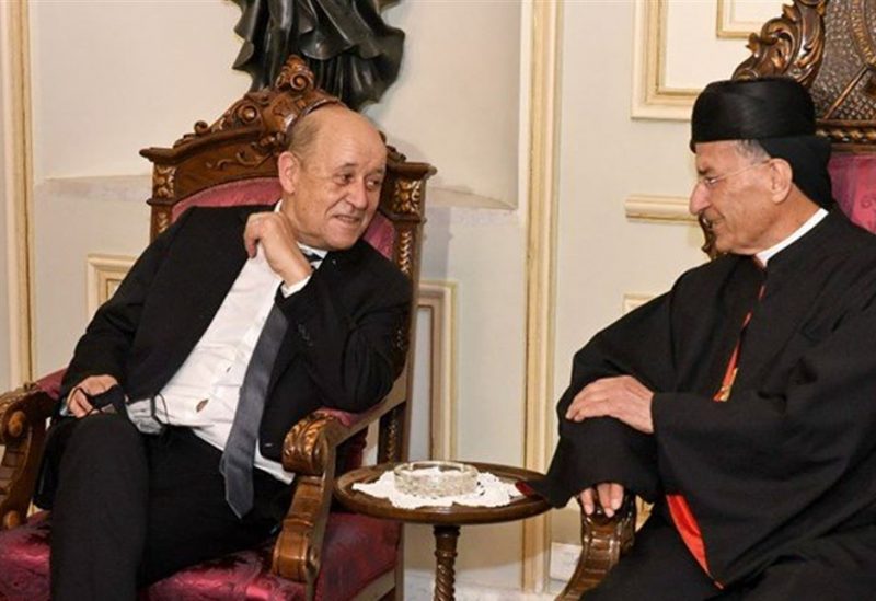 لودريان في زيارة البطريرك الراعي