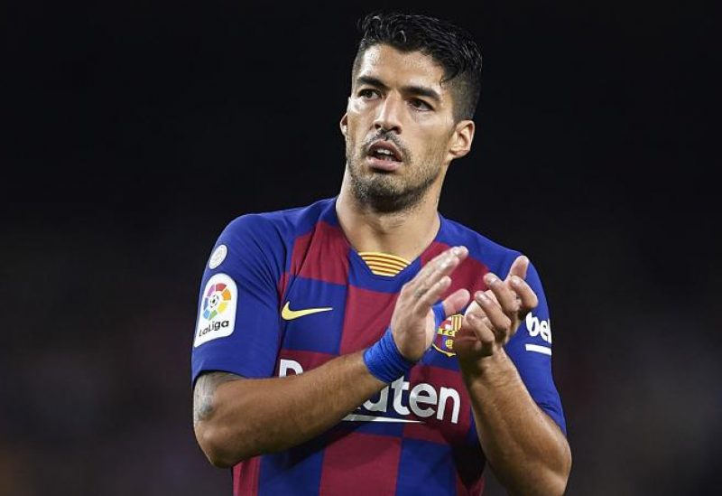 نجم فريق برشلونة لويس سواريز
