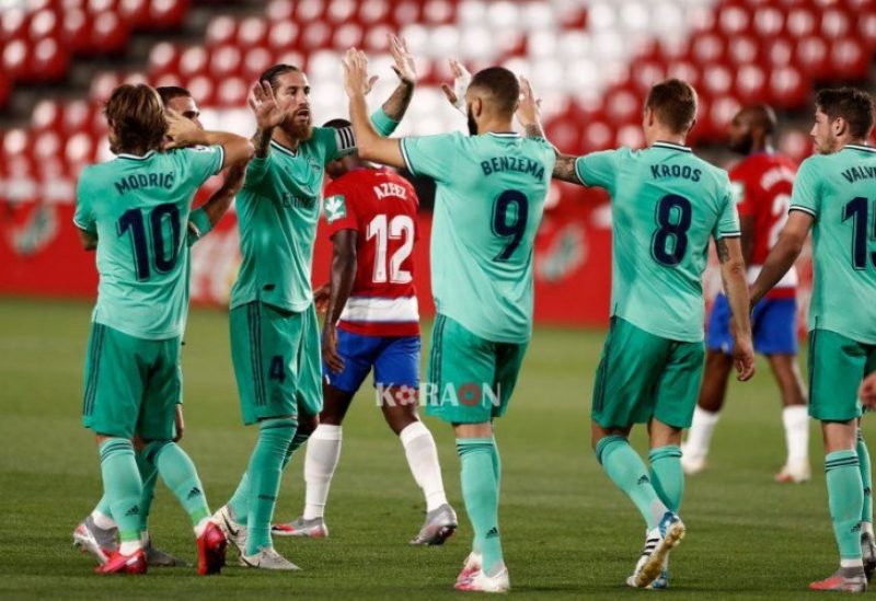 ريال مدريد يتفوق على غرناطة بهدفين