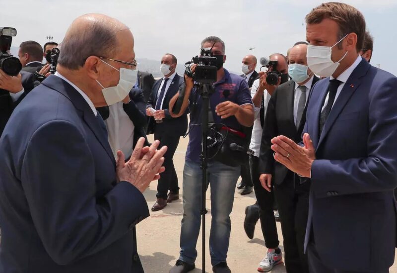 الرئيس عون والرئيس ماكرون