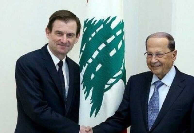 ديفيد هيل في زيارة للرئيس عون
