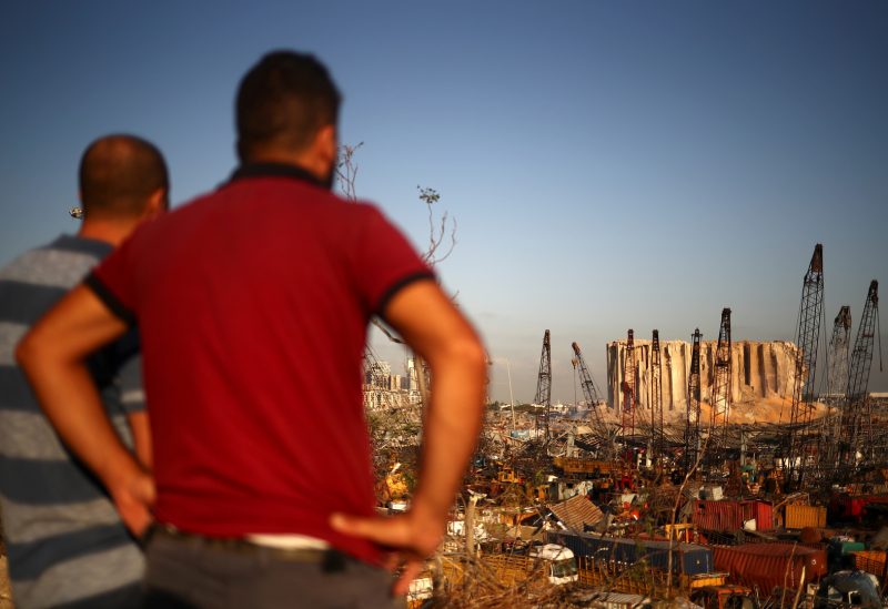 كارثة مرفأ بيروت نتيجة انفجار مخزن نترات الأمونيوم