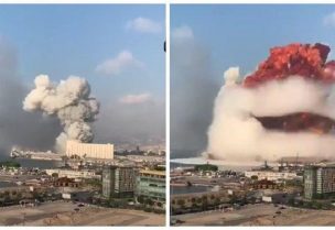 انفجار شحنة نيترات الأمونيوم في مرفأ بيروت
