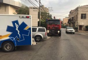 إخماد حريق داخل محل لبيع الحلويات في حارة صخر جونية